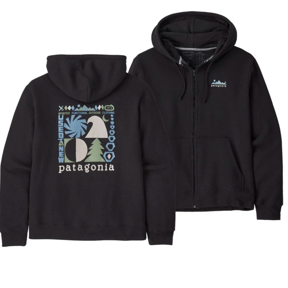NWT Patagonia Spirited Seasons Uprisal Full-Zip Hoody Black Size Women’s Large